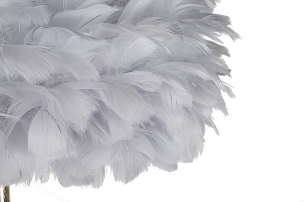 Lampadaire avec plumes grises cm ø 43x170 — vue 4