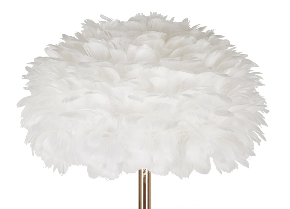 Lampadaire avec plumes blanches cm ø 43x170 — vue 4