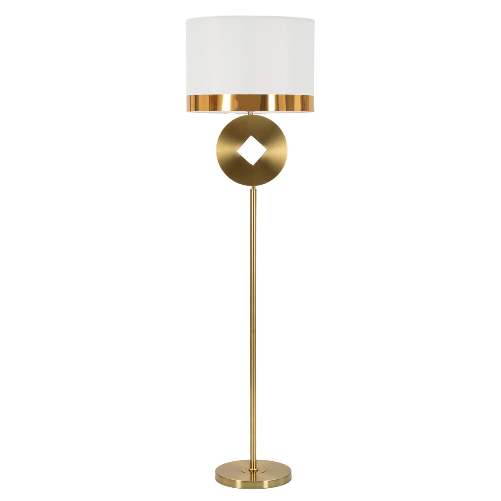 Lampadaire en métal doré Ø 40x151 cm