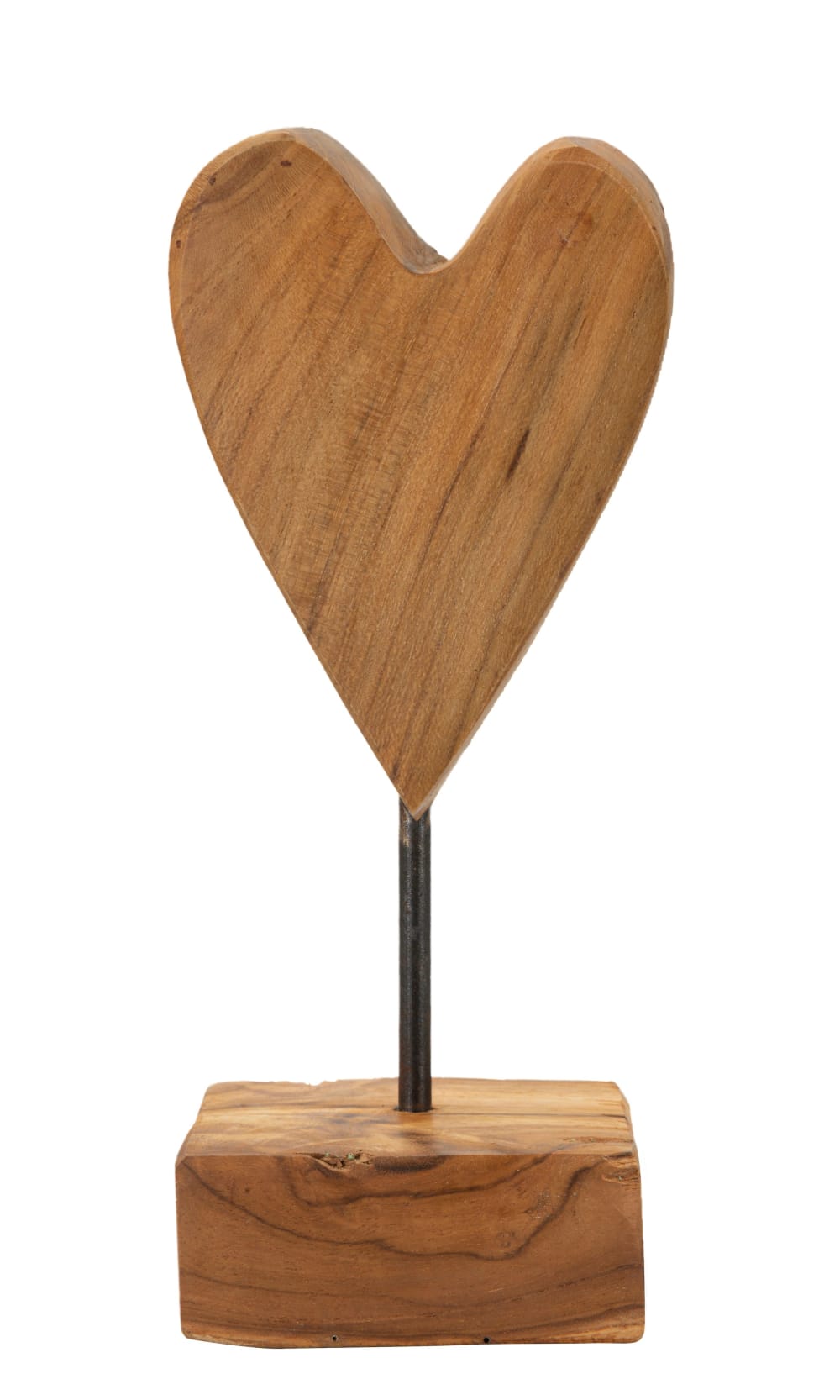 Braune Holzskulptur 10x10x25 cm - Maisons Du Monde