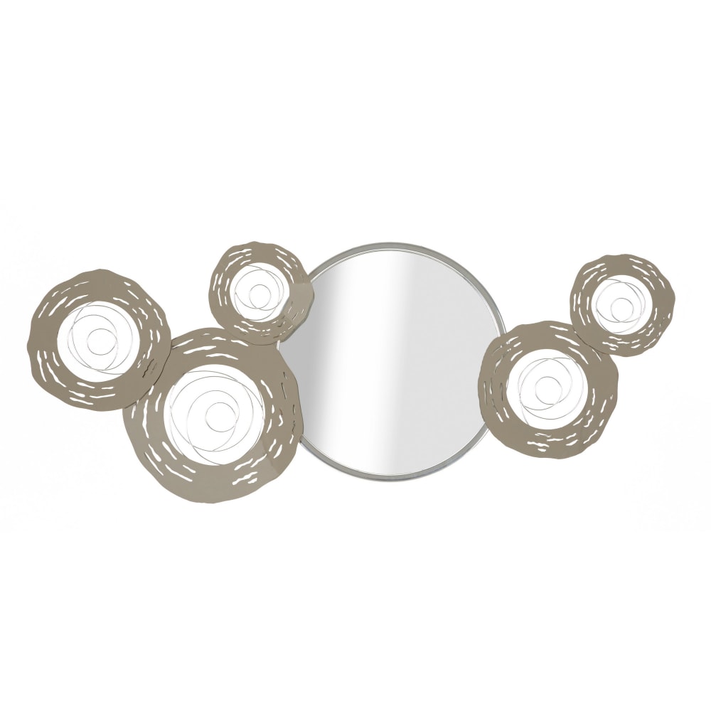 Panneau décoratif en métal avec miroir 106x3,8x48. cm