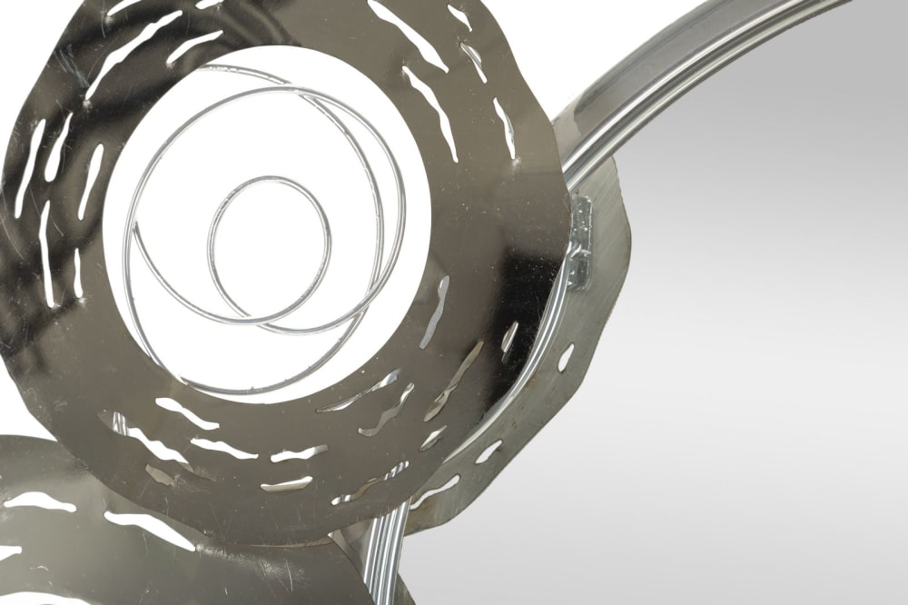 Panneau décoratif en métal avec miroir 106x3,8x48. cm