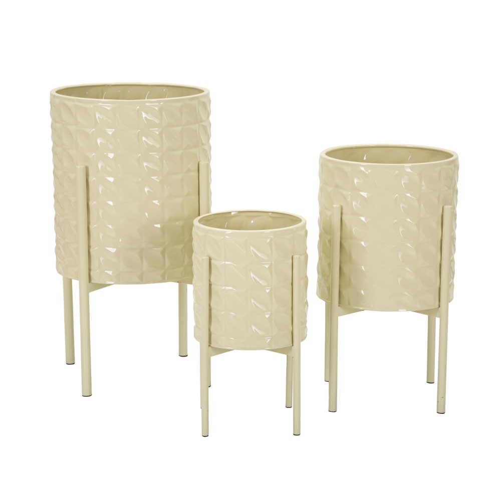 Lot de  3 porte-pots