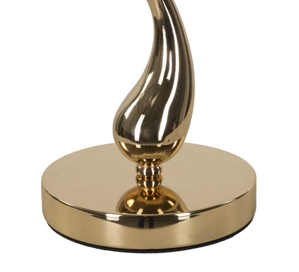 Lampe de table avec plumes blanches cm ø 25x47 — vue 4