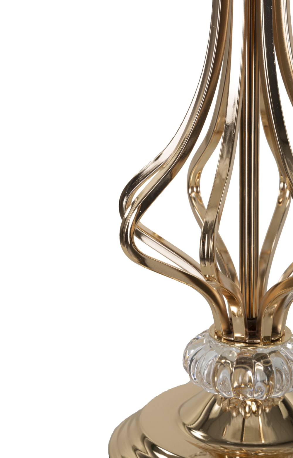 Lampe de table avec plumes blanches cm ø 25x54 — vue 4