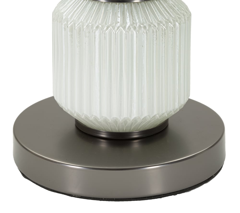 Lampe de table en verre cm ø 32,5x57 — vue 4