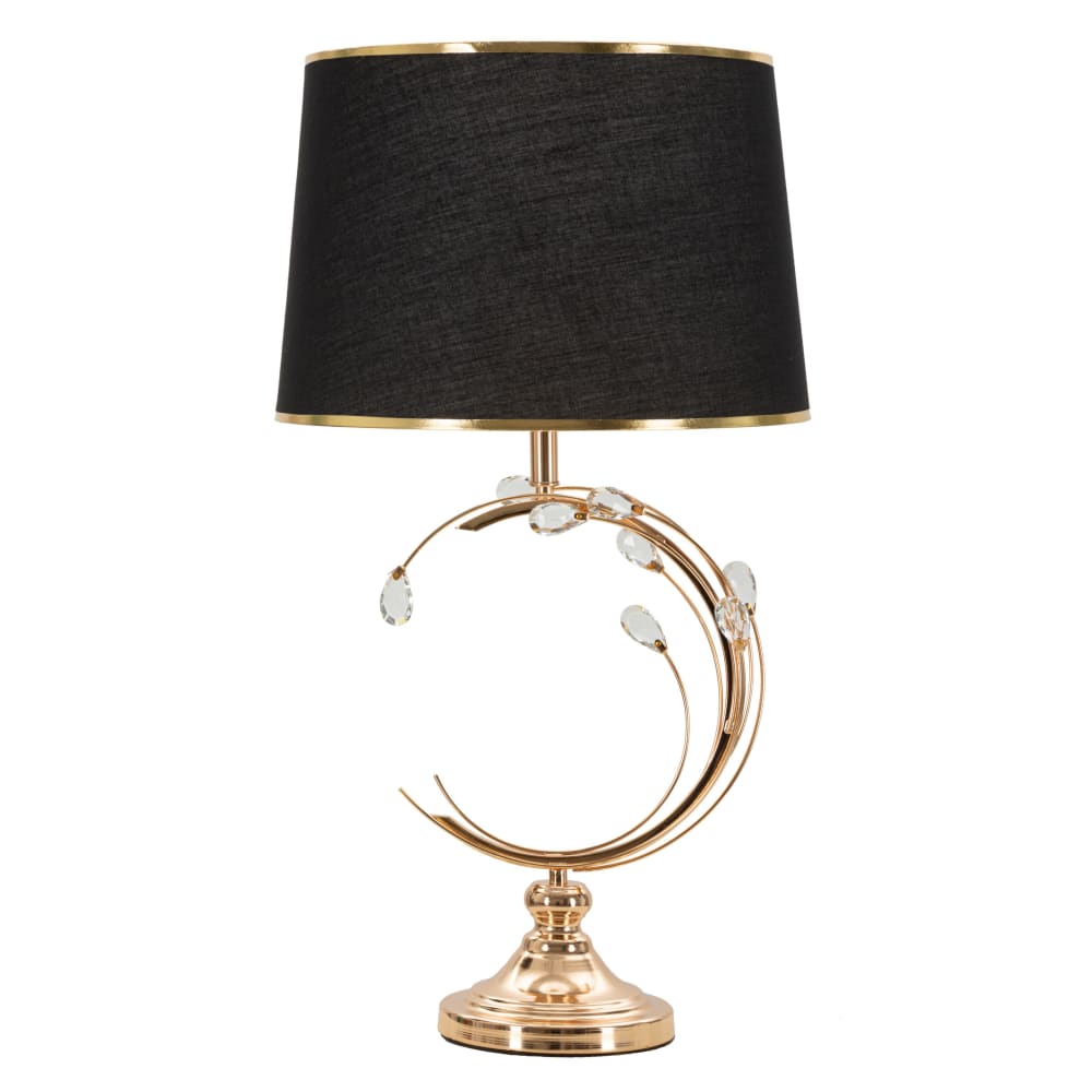 Lampe de table en métal doré Ø 36x65 cm