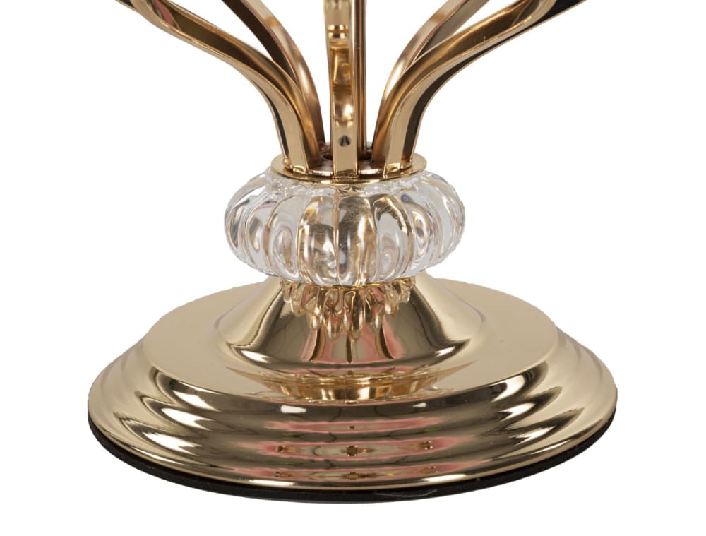 Lampe de table à plumes roses, ø 25x54 cm — vue 4