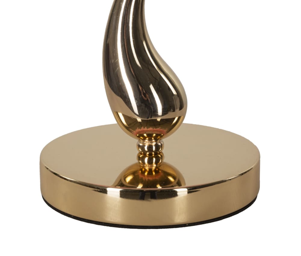 Lampe de table à plumes roses, ø 25x47 cm — vue 4