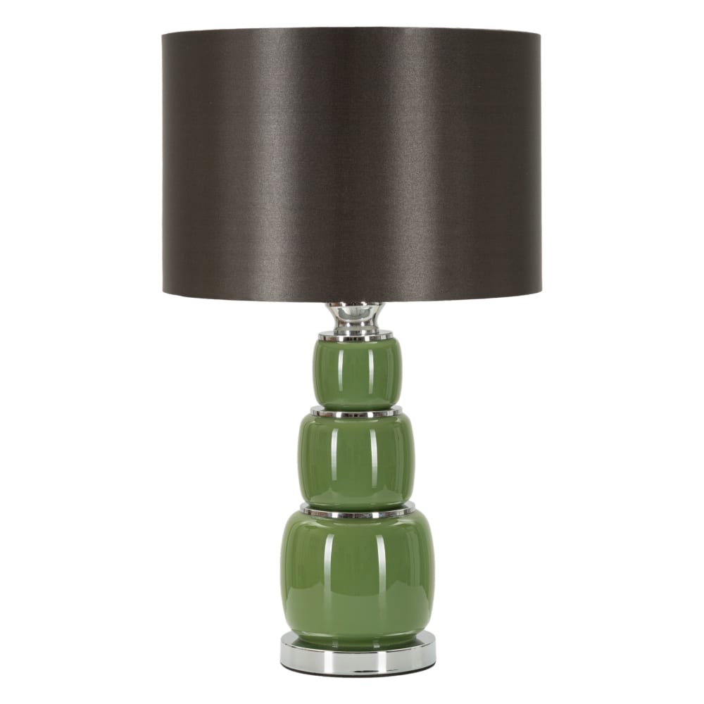 Lampe de table en verre cm Ø33x57