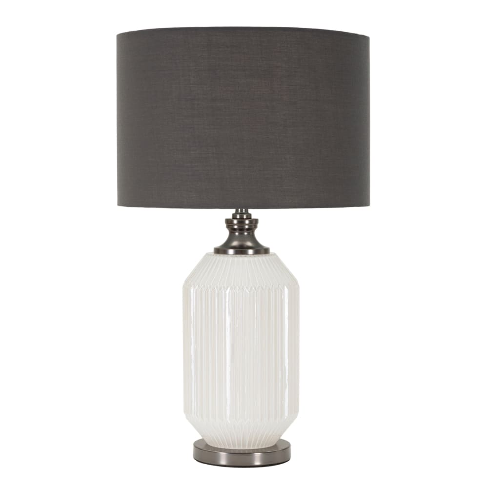 lampe de table en verre