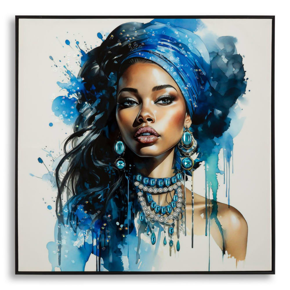 Peinture sur toile laquée