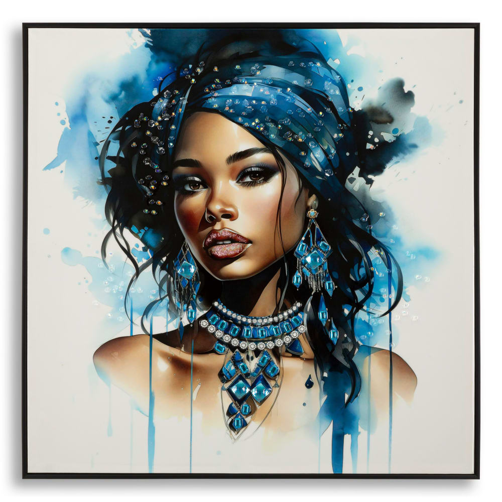 Peinture sur toile laquée