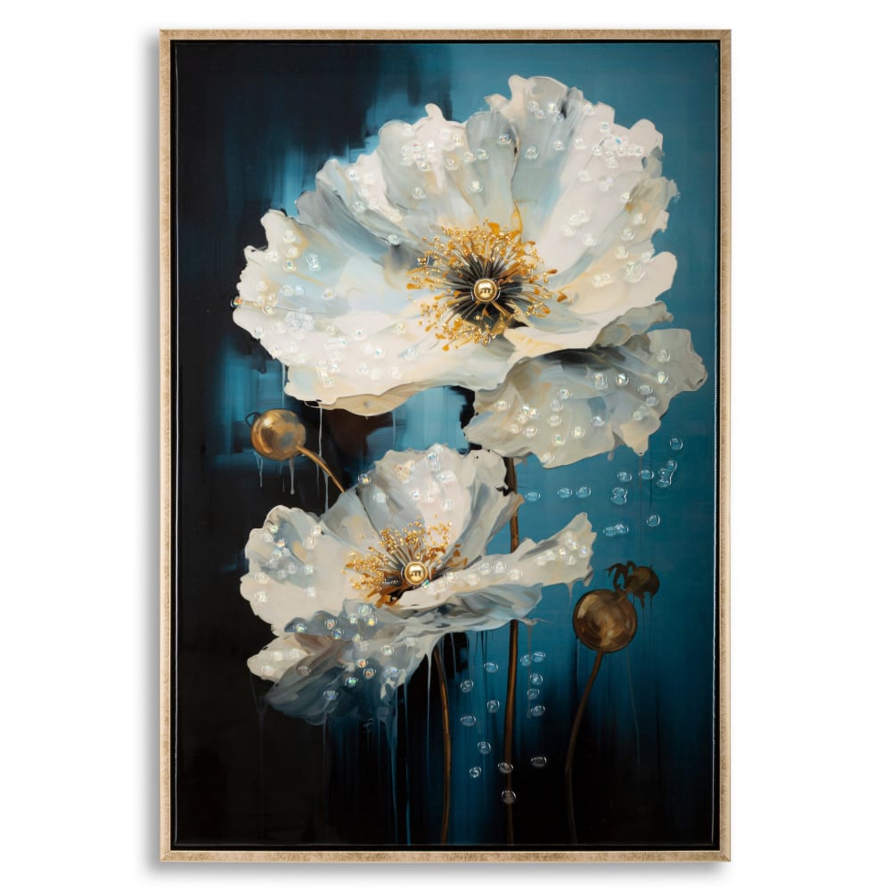 Peinture sur toile laquée