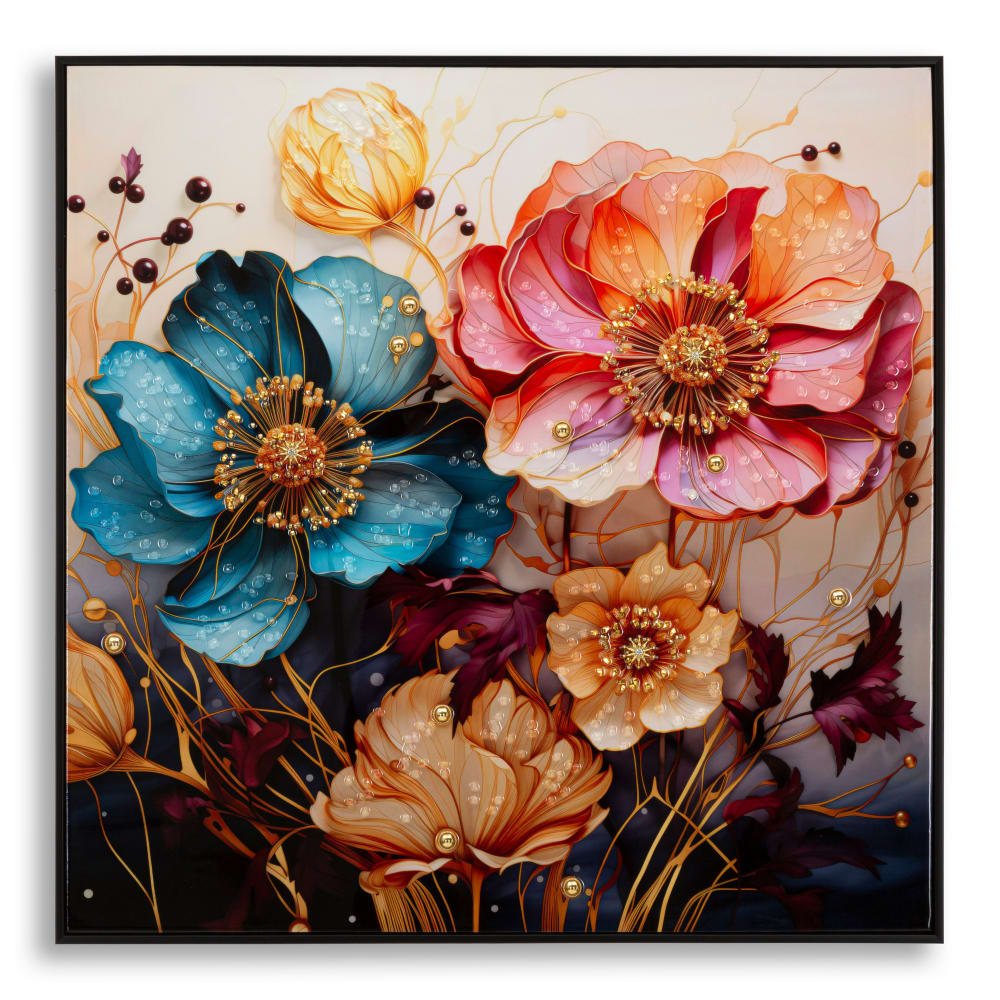 Peinture sur toile laquée