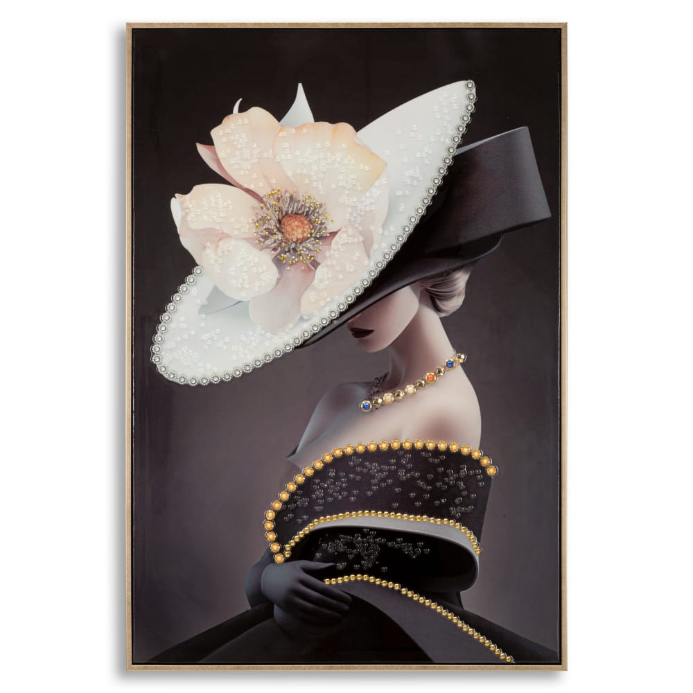 Peinture sur toile laquée