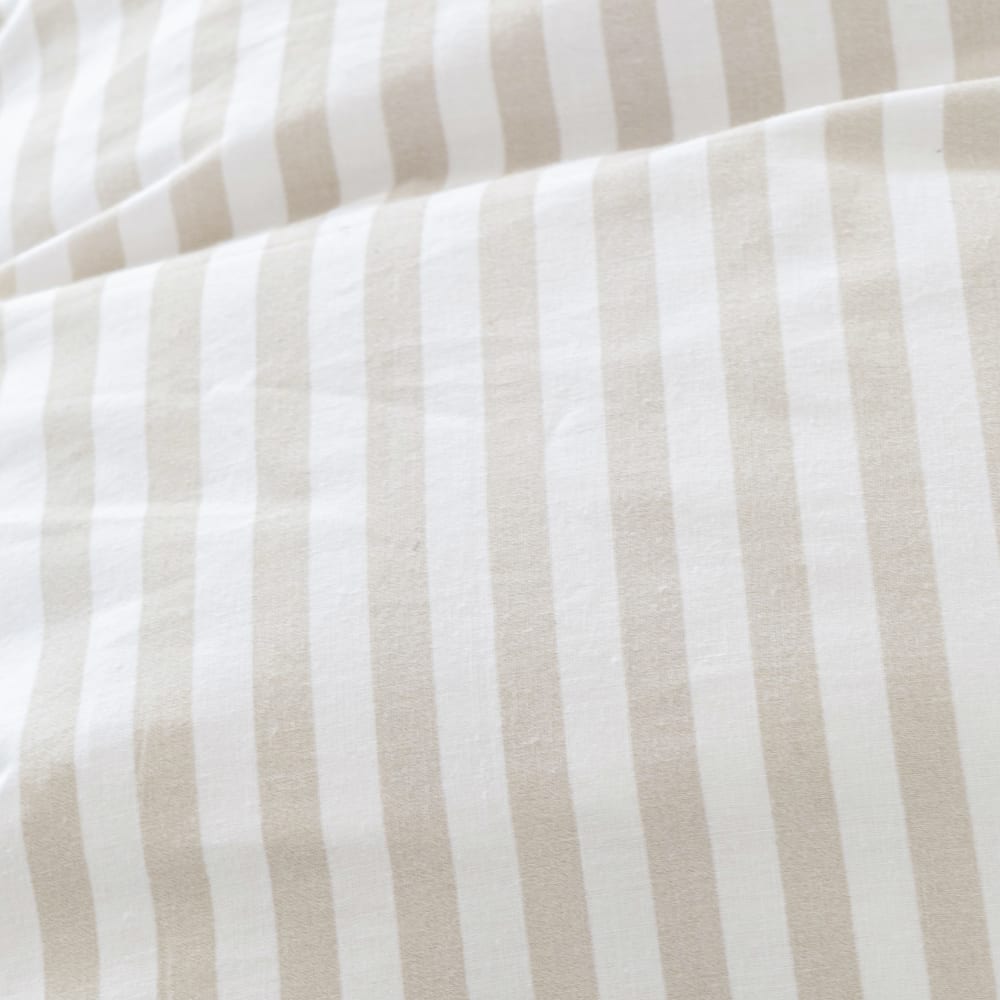 Taie d'oreiller 100% Coton Beige 60x60 cm — vue 4