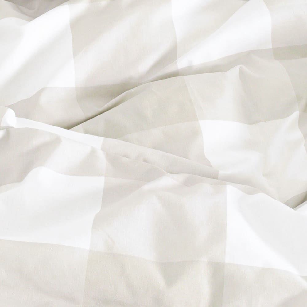Taie d'oreiller 100% coton beige 60x70 cm - Maisons du Monde
