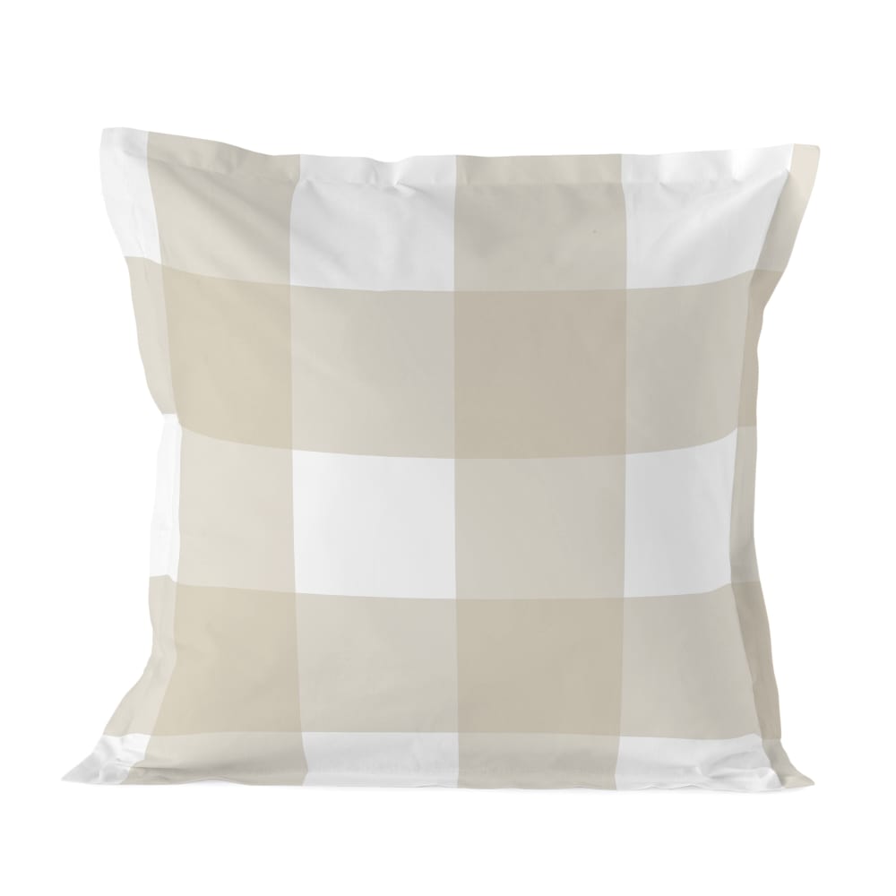 Taie d'oreiller 100% Coton Beige 60x60 cm