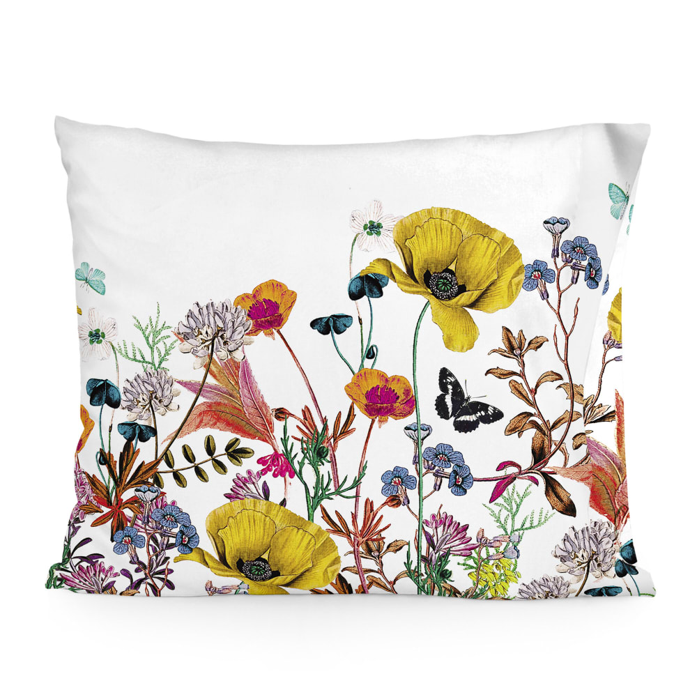 Happy Friday Taie d'oreiller 100% coton multicolore 60x70 cm style contemporain Certifié Oeko-Tex