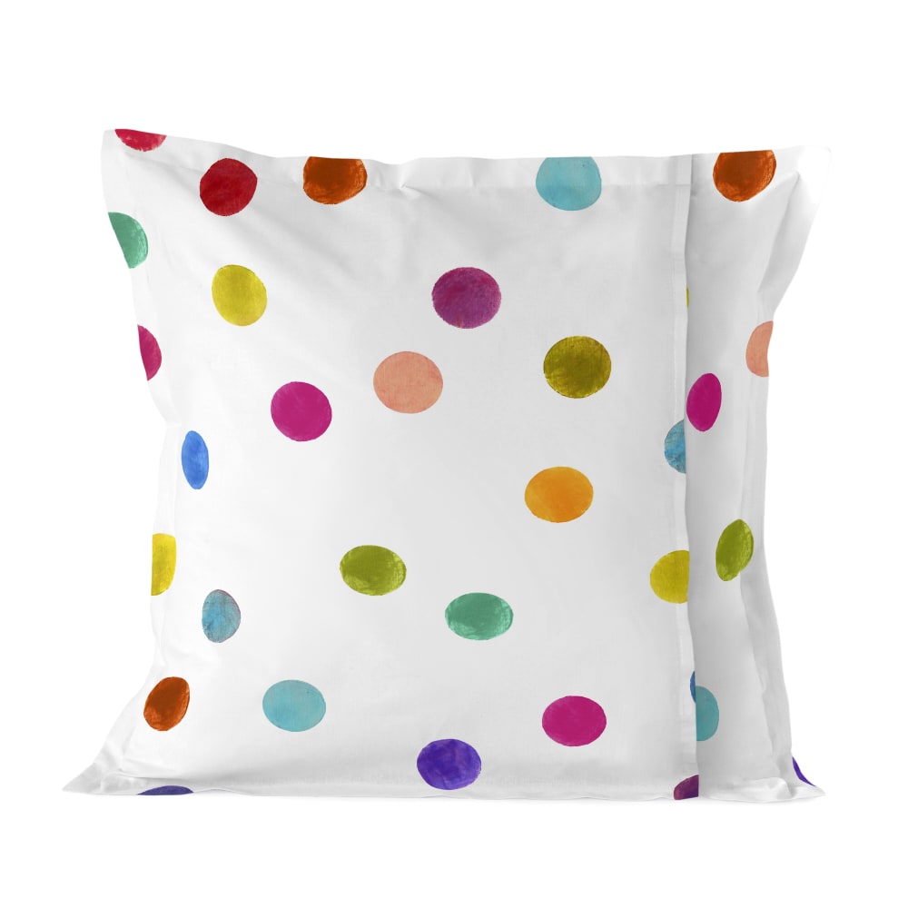 Taie d'oreiller 100% coton multicolore 80x80 cm - Maisons du Monde