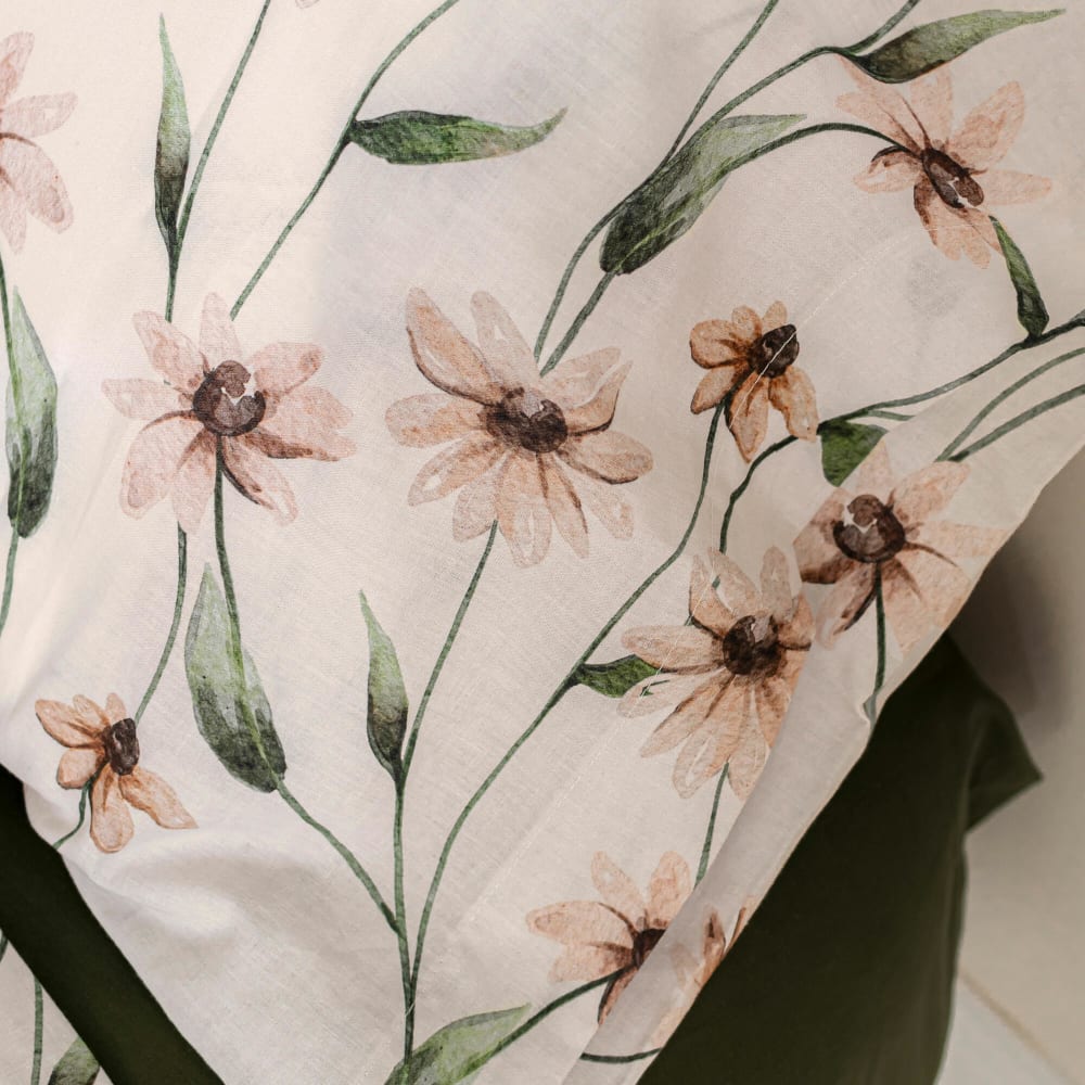 Taie d'oreiller 100% coton multicolore 45x155 cm - Maisons du Monde