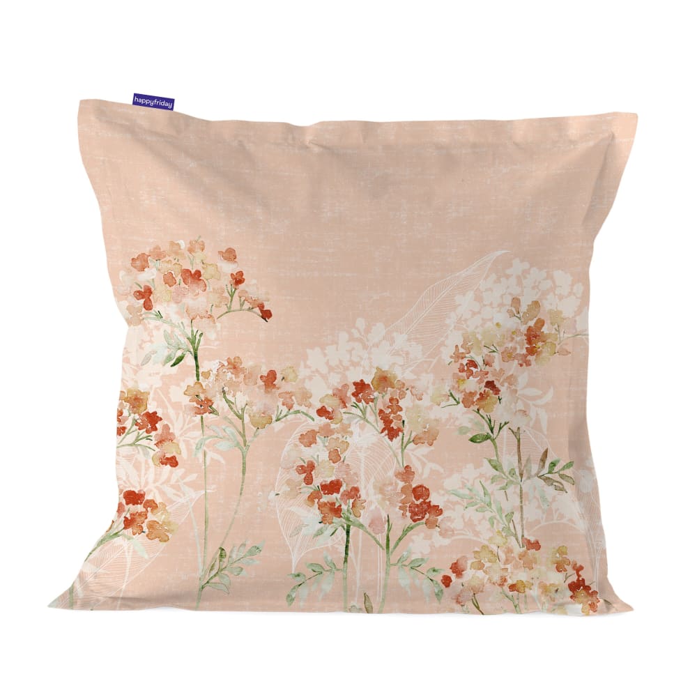Happy Friday Housse de coussin 100% coton multicolore 60x60 cm style contemporain Certifié Oeko-Tex