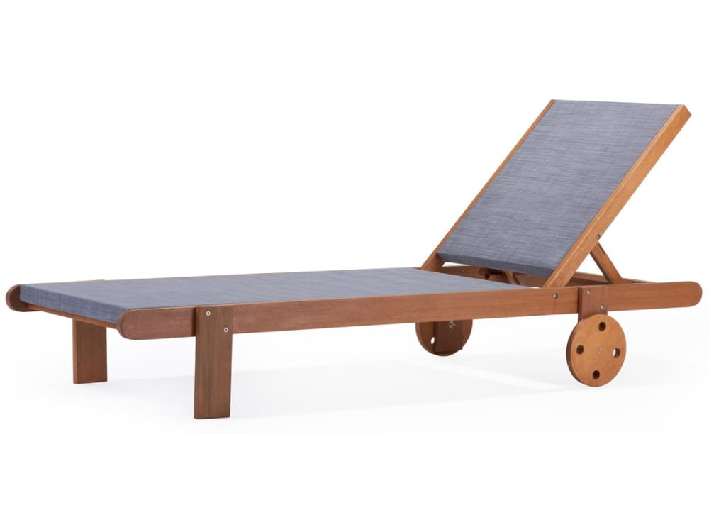 Bain de soleil en bois gris L193