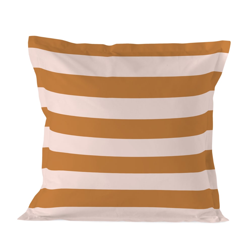 Taie d'oreiller 100% Coton Orange 60x60 cm