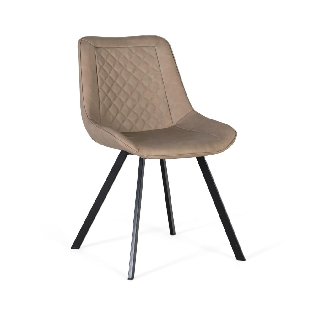 GINER Y COLOMER 2er Set Stühle beige - Webpelz