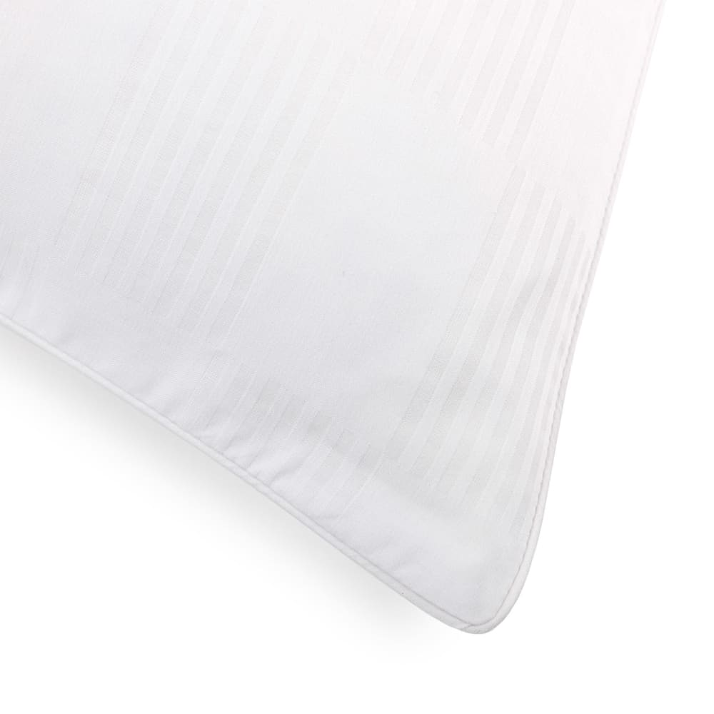 Taie d'oreiller en satin de coton blanc 65 x 65 cm — vue 4