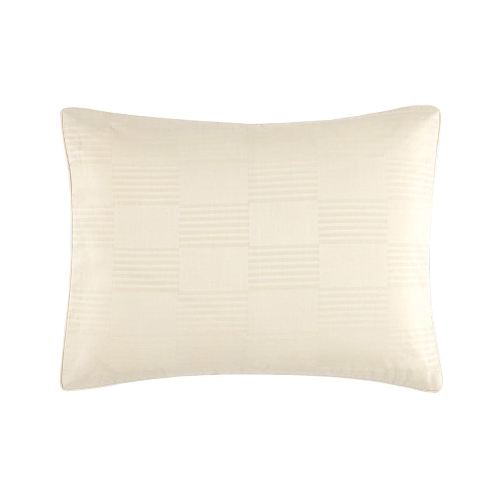 Taie d'oreiller en satin de coton ecru 30 x 40 cm