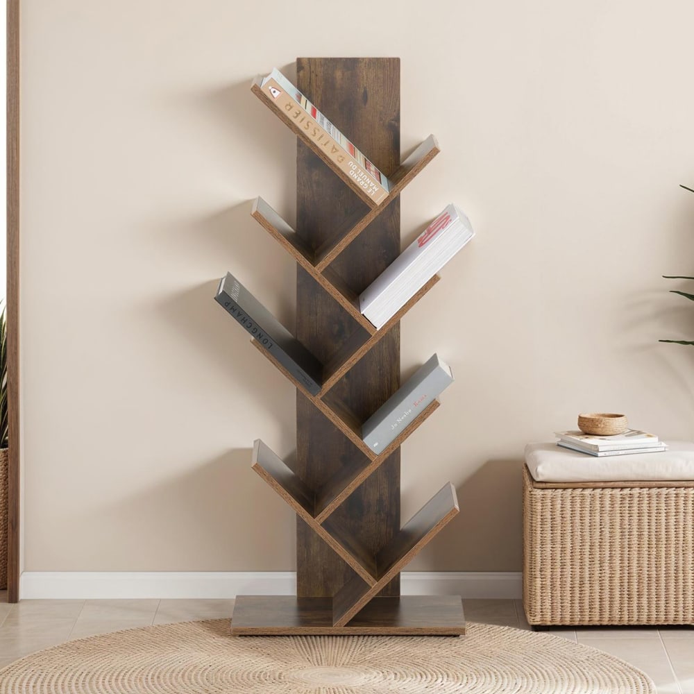 Bücherregal mit 4 Ablagen, braun - Maisons Du Monde