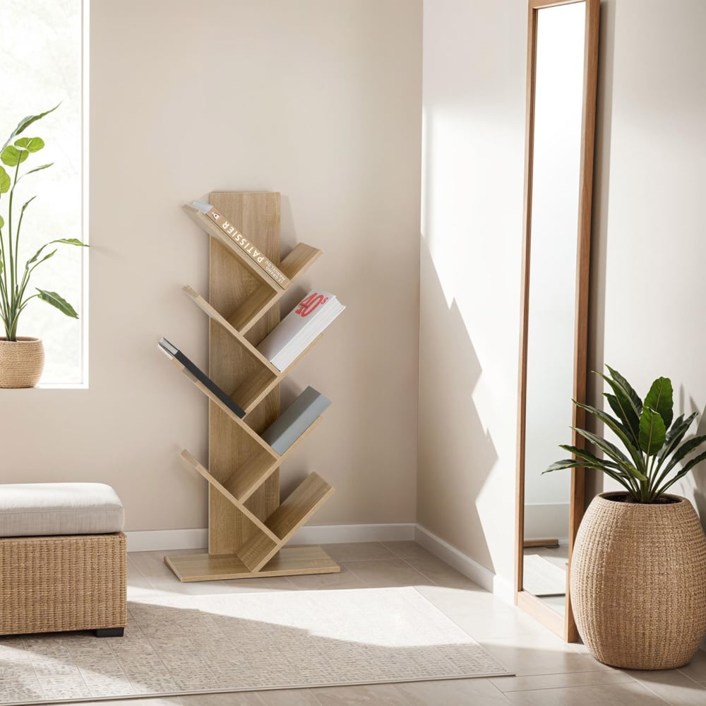 Bücherregal mit Ablage, Sonoma Eiche - Maisons Du Monde