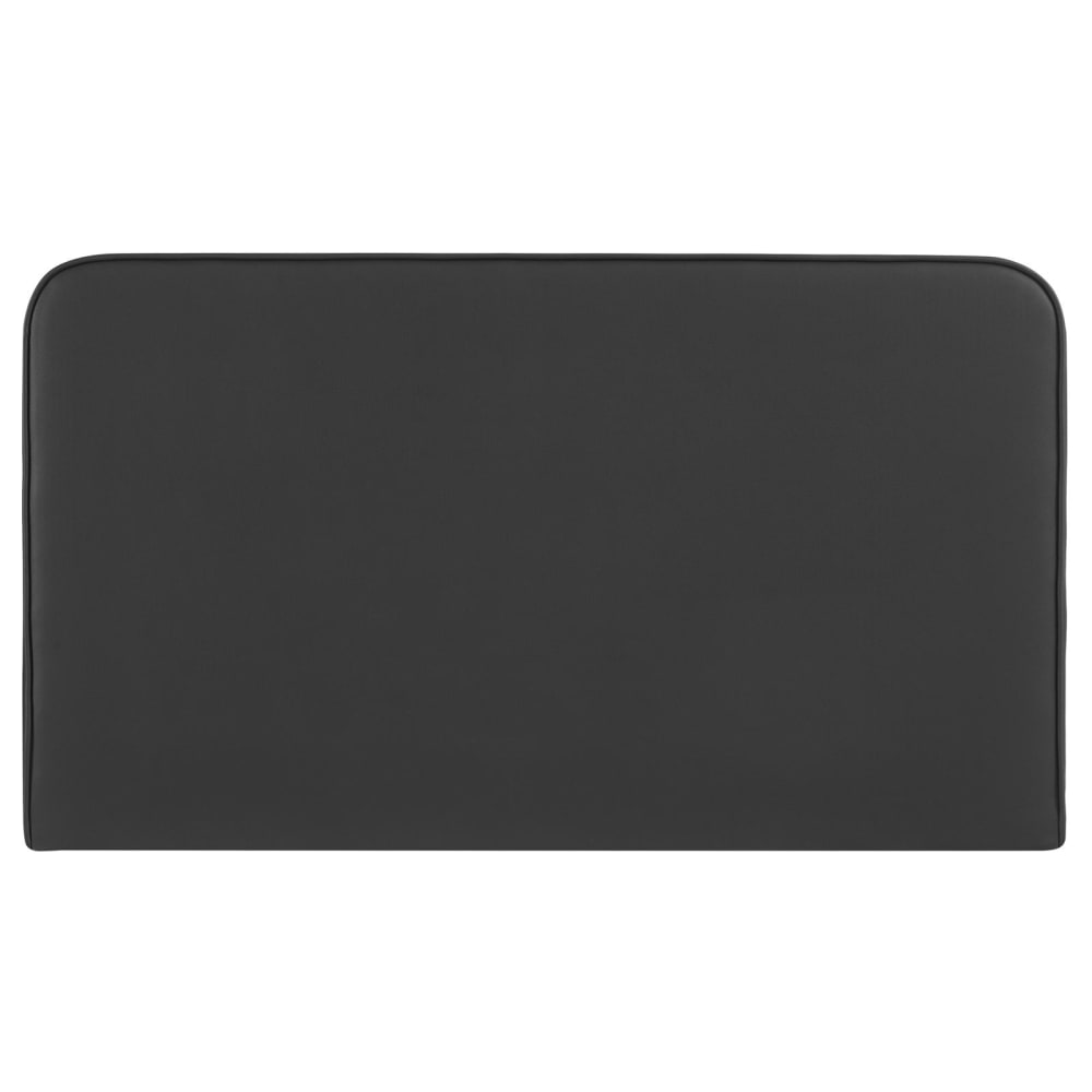 IDIMEX Kopfteil mit Kunstlederbezug 120x190 cm, schwarz style modern - Pvc - Polyvinlychlorid