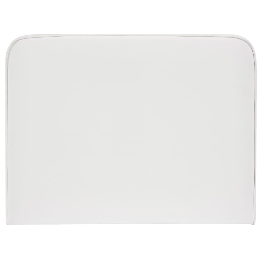 Tête de lit simili cuir blanc, à fixer au mur, 90 cm