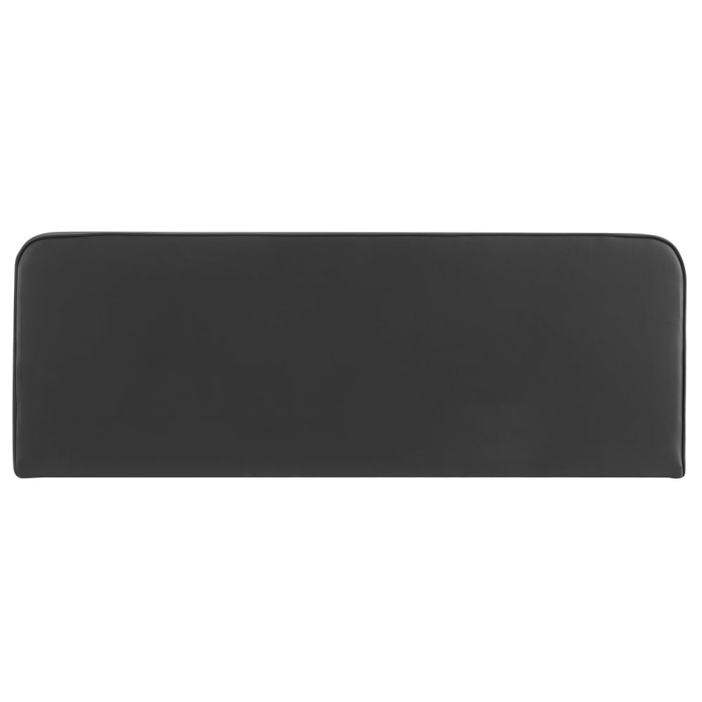 IDIMEX Kopfteil mit Kunstlederbezug 160x190 cm, schwarz style modern - Pvc - Polyvinlychlorid