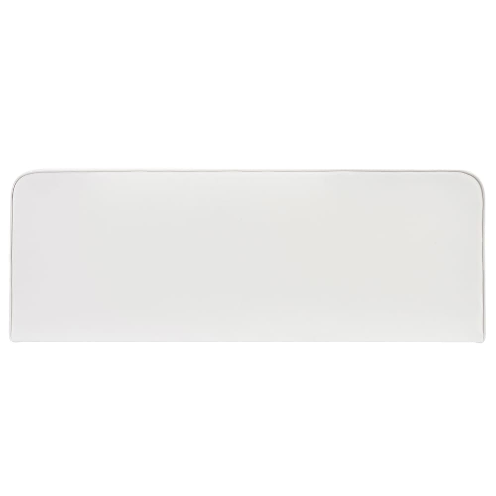 Tête de lit simili cuir blanc, à fixer au mur, 160 cm