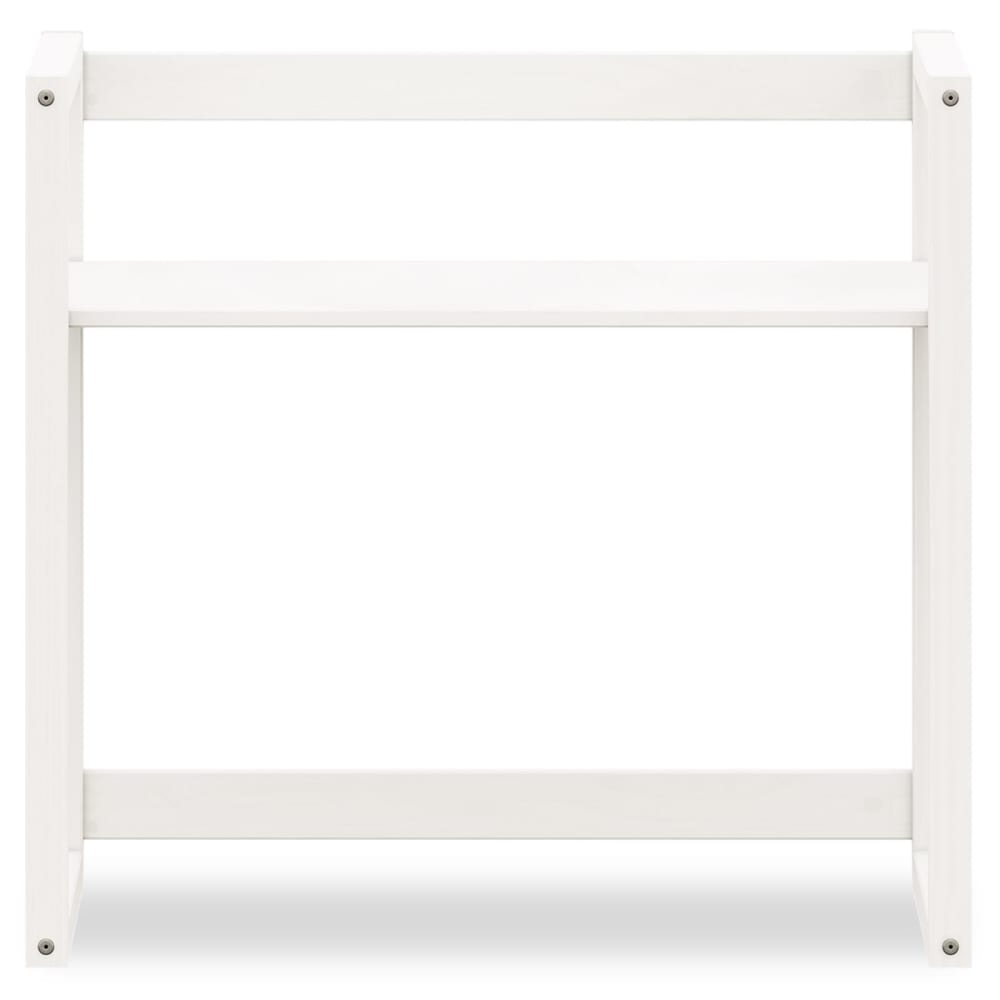 Bureau enfant réglable en hauteur en bois massif, blanc