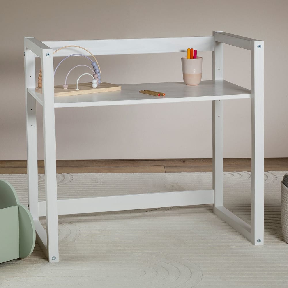 Kinderschreibtisch höhenverstellbar, weiß - Maisons Du Monde
