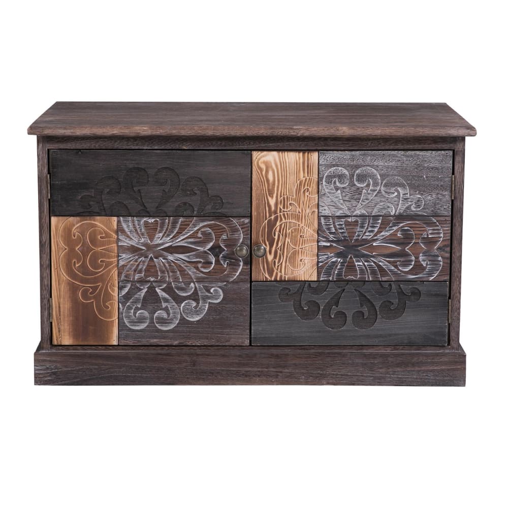 banc 2 portes en bois,