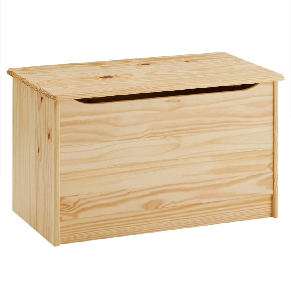 Coffre en bois massif, - plateau