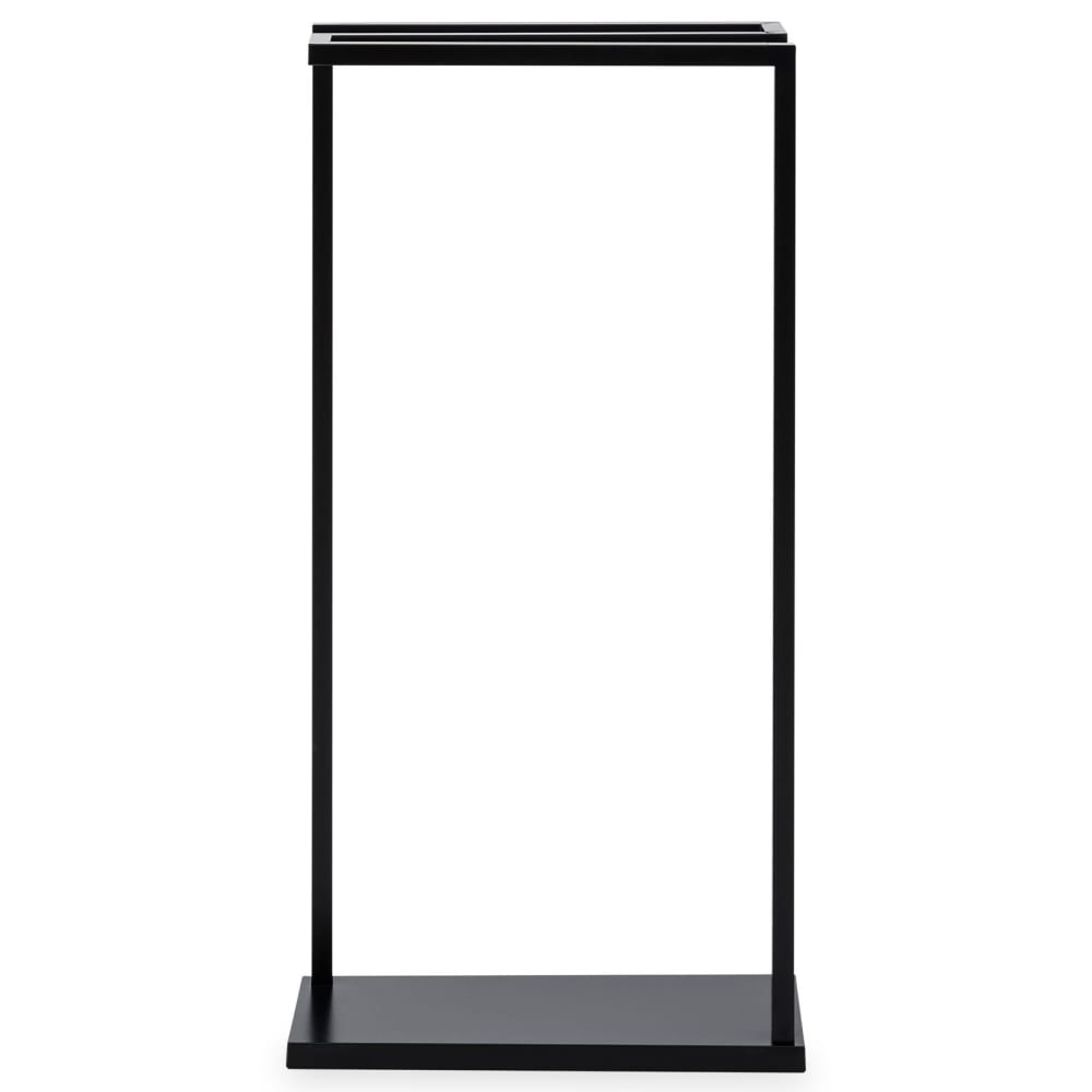 IDIMEX Porte-serviettes en métal, noir style contemporain
