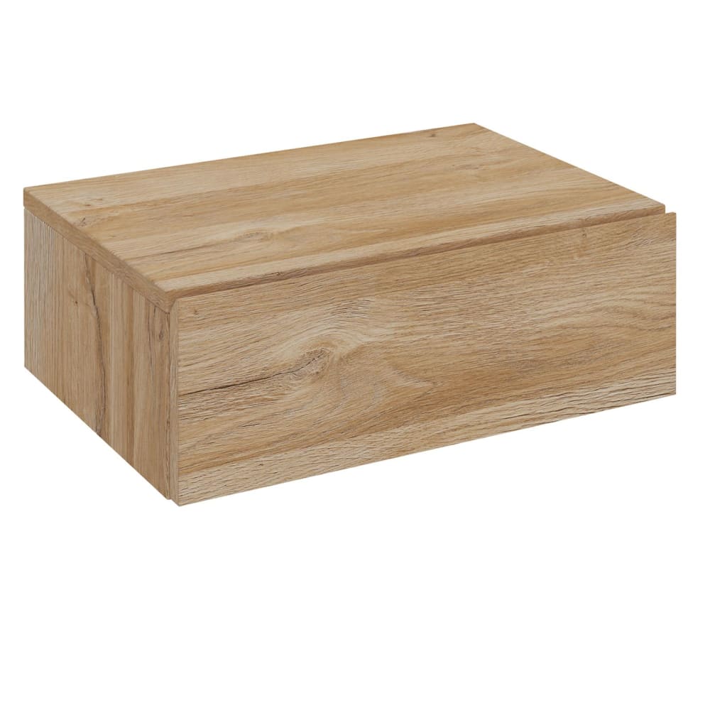 Table de chevet suspendue 1 tiroir, coloris chêne sauvage