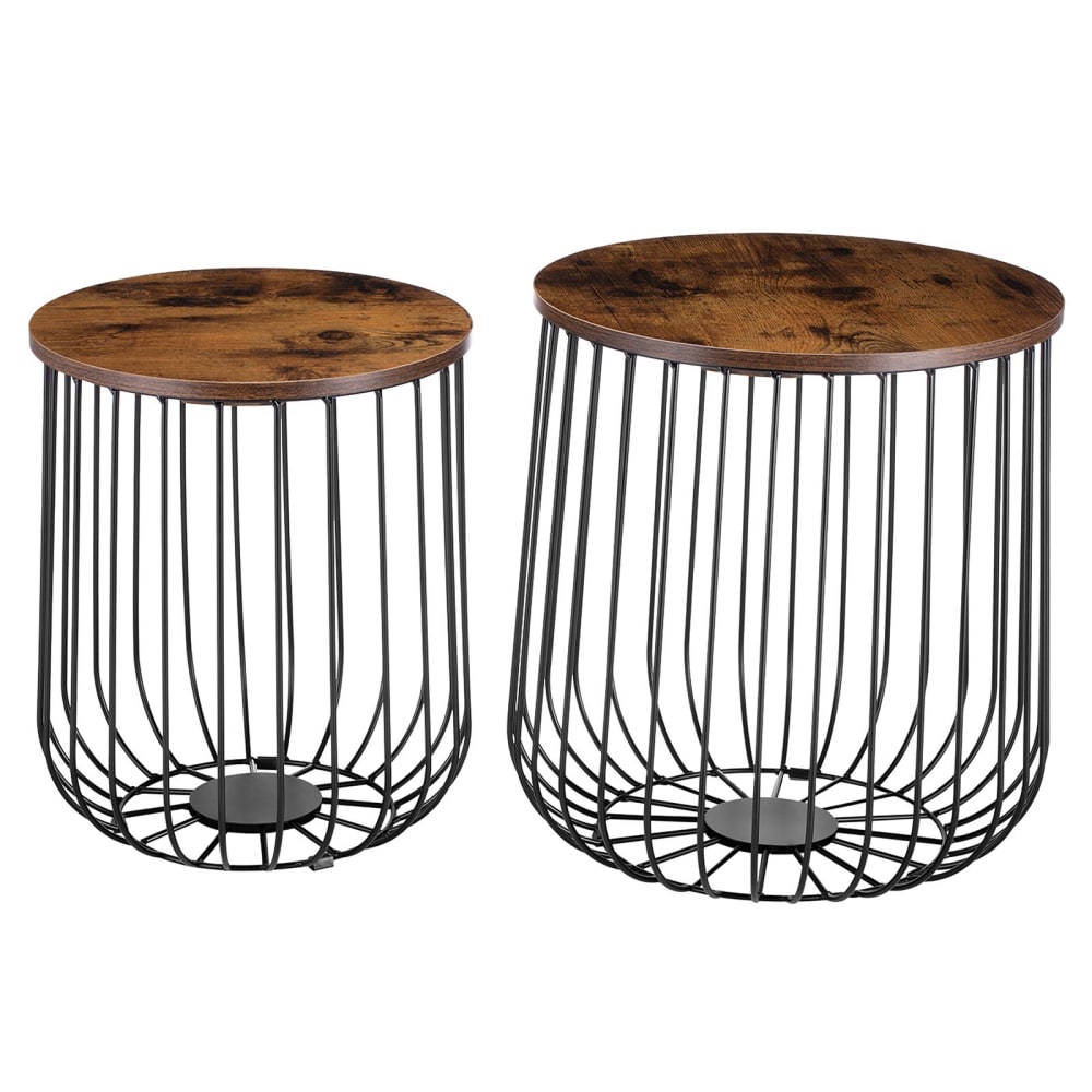 Table basse structure en métal, coloris old style