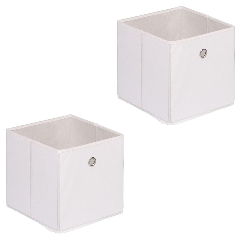 Boîtes de rangement (x2), blanc