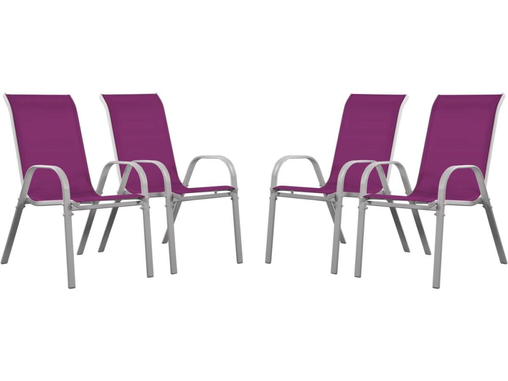 Lot de 4 fauteuils de