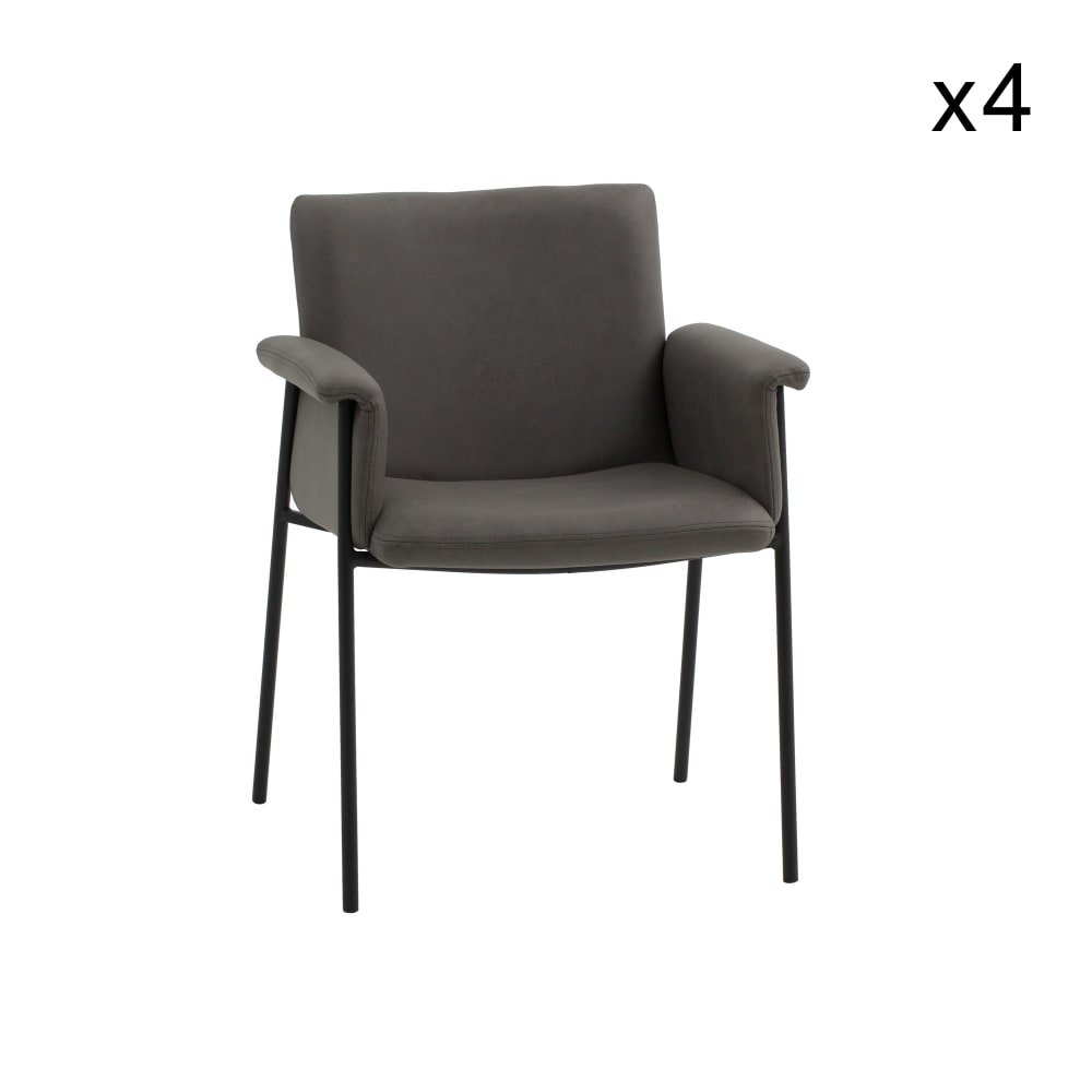 Ensemble de 4 chaises - simili