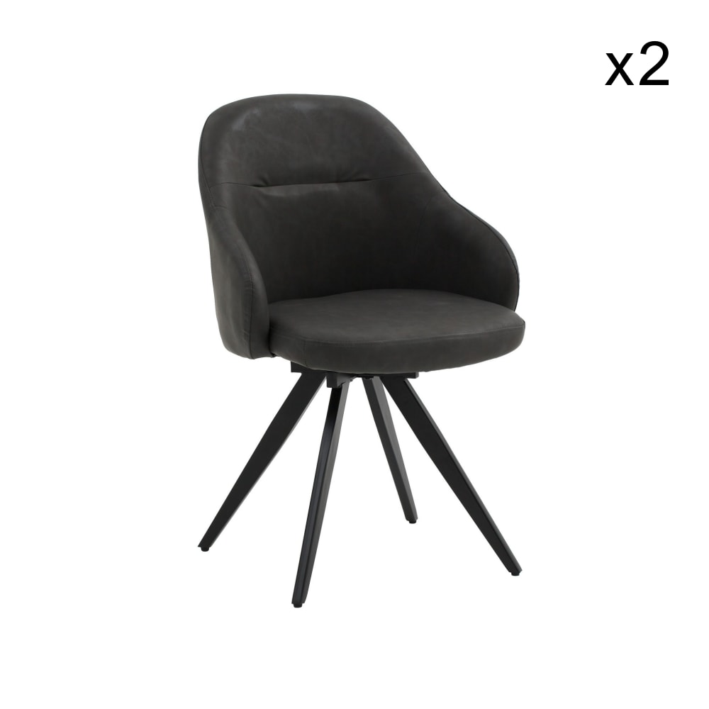 Ensemble de 2 chaises - pieds
