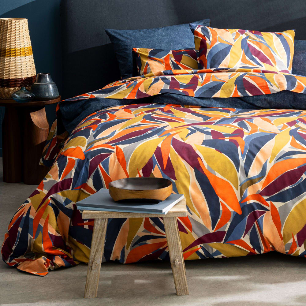 Drap-housse en coton multicolore 140x190x28cm — vue 3